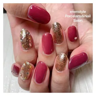 ミディアム ネイル 🐾enen style 🐾のネイルデザイン