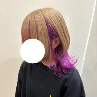 ミディアム カラー 大西 未来のヘアスタイル