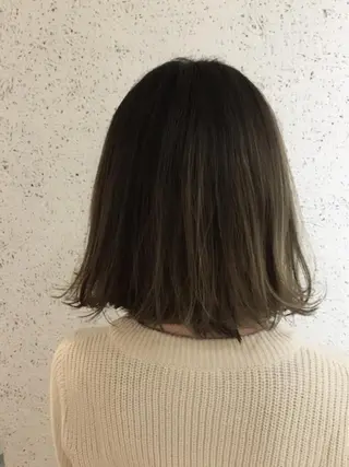 ミディアム カラー ヘアアレンジ ✨ハイクオリティ✨ 山本香也のヘアスタイル