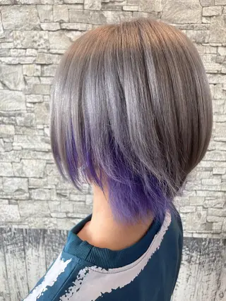 カラー 派手髪/ハイトーン/ エクステ✨ユウキのヘアスタイル