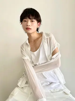 ショート 透明感/地毛風カラー AYAKAのヘアスタイル