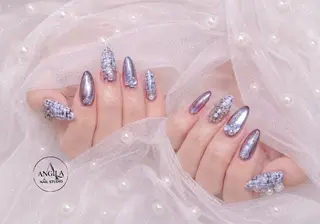ネイル ANGILA ネイル¨̮S*Y*Kのネイルデザイン