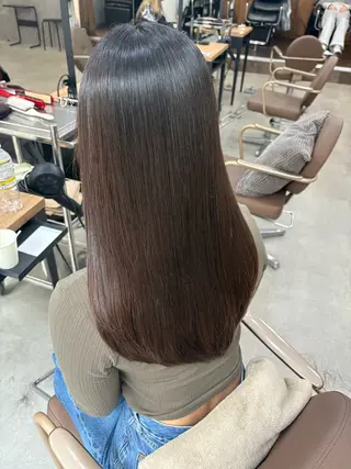ロング 髪質改善/縮毛矯正 関根青葉のヘアスタイル