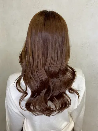 ロング カラー 暖色/暗髪カラー🎀 かのんのヘアスタイル