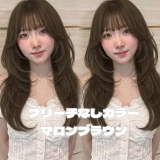ロング カラー 🎀りな🎀透明感 カラー特化大宮のヘアスタイル