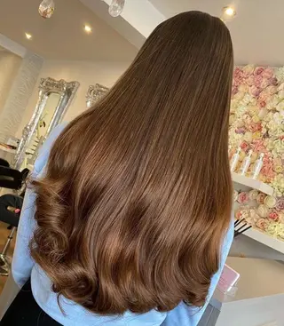 ロング カラー ナック梅田店 毛利 愛リタッチカラー募集のヘアスタイル