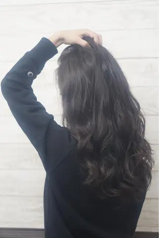 ロング カラー ヘアアレンジ 枝毛カット＆髪質改善 満足NO.1岡しゃんのヘアスタイル