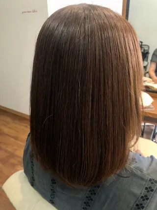 ミディアム カラー grace hair Lan🍋アカネのヘアスタイル