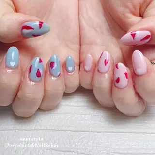 ミディアム ネイル 🐾enen style 🐾のネイルデザイン