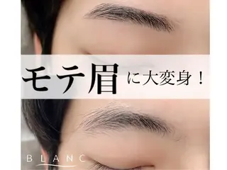 アイブロウ Blanc ブランのマツエク・マツパデザイン