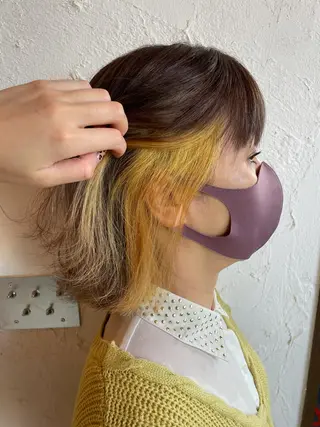 ミディアム 清水 美雪のヘアスタイル