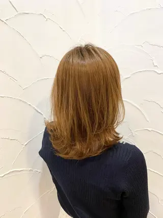 ミディアム 【店長】インナー指名 No.1戸塚優思のヘアスタイル