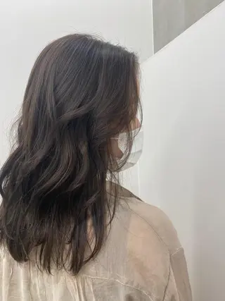 ロング カラー ヘアアレンジ 韓国好き🇰🇷 美容師MIKUのヘアスタイル