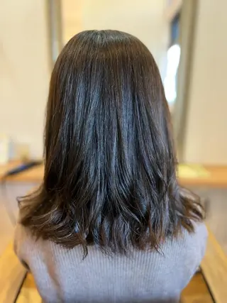 ミディアム 🐰ハイトーンカラー 畠山 渡🐰のヘアスタイル