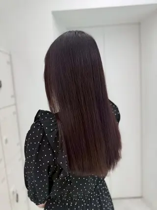 カラー トレンド透明感🤎 秋っぽカラー🧺🫧のヘアスタイル