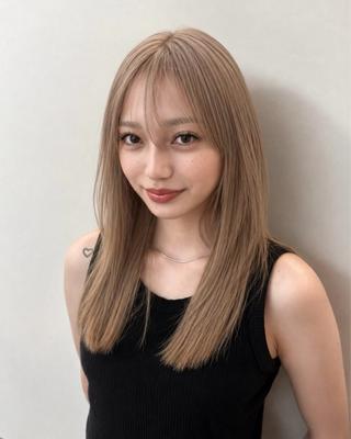 セミロング カラー レイヤーカット kakeruのヘアスタイル