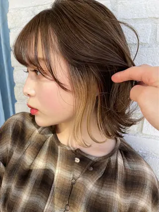 ショート カラー 仙台Ｉ韓国レイヤー Ｉ髪質改善Ｉ伊藤拓海のヘアスタイル