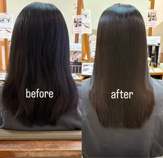 ツヤ感カラー✨/ 顔周りカット西川絢音のヘアスタイル