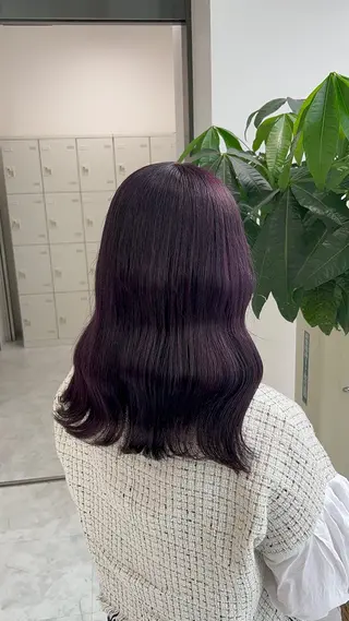 セミロング カラー ヘアアレンジ ブリーチなしの達人 🌈KAITOのヘアスタイル