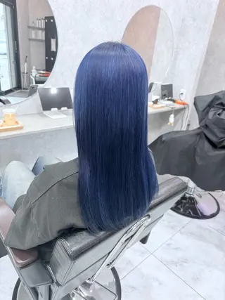 セミロング カラー 🌺ハイトーン🌺 矢葺 なぎさ🌺🌺のヘアスタイル
