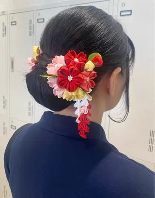 セミロング ヘアアレンジ 🌼髪質改善･アレン ジ･レイヤー🌼のヘアスタイル