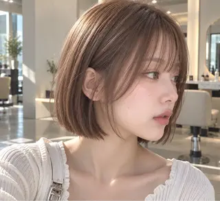 小川 萌瑚のヘアスタイル