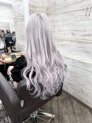 ロング カラー 北沢 隆のヘアスタイル