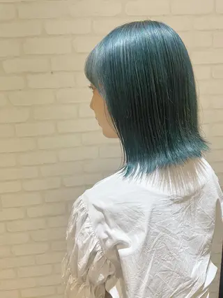 ショート カラー 透明感カラー/韓国 ブリーチ/古橋のヘアスタイル