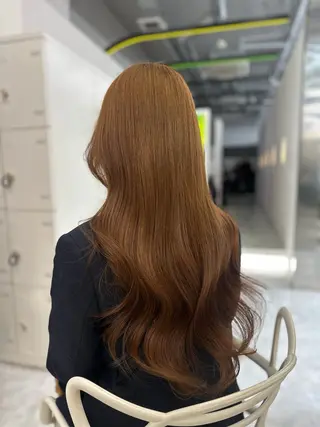 ロング カラー ヘアアレンジ 透明感カラー🎀艶髪 Anju/渋谷🎀のヘアスタイル