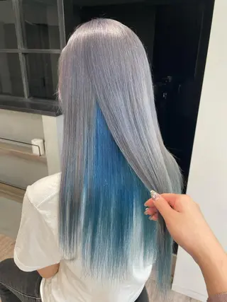 カラー 艶髪ハイトーンカラー kana♡のヘアスタイル