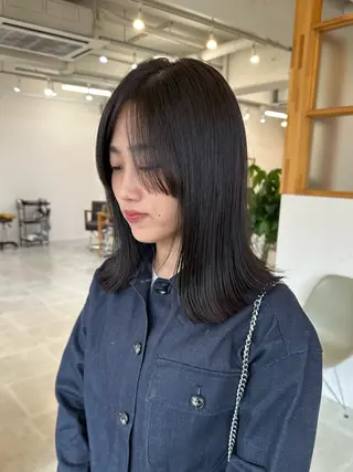 ミディアム カラー 吉田 浩太郎のヘアスタイル