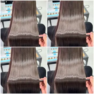 ロング カラー 髪質改善 艶髪矯正 エクステ かいり✂️のヘアスタイル