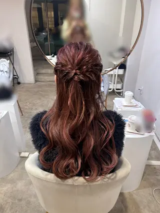 ロング ヘアアレンジ sana 韓国ヘア🌿のヘアスタイル