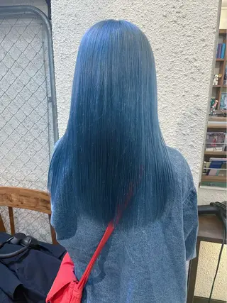 ロング カラー 〽️magico/ ウルフDaiki〽️のヘアスタイル