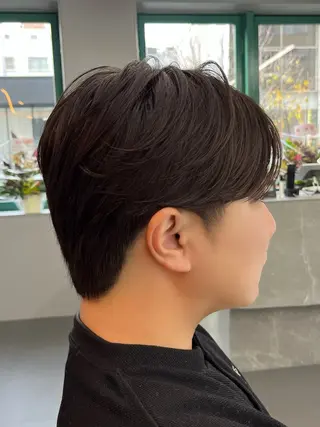 メンズ アイカ🐺 メンズ韓国ヘアのヘアスタイル