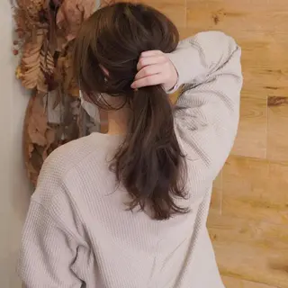 セミロング カラー 吉川 ミチオ 【SHIKIO】のヘアスタイル