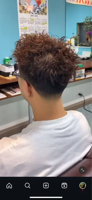 ショート 上戸鎖 宏樹のヘアスタイル