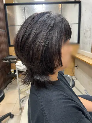 ミディアム たなか なおのヘアスタイル