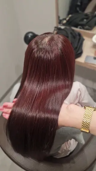セミロング カラー 【垢抜けカラー/ 縮毛矯正】Taikiのヘアスタイル