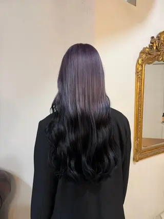 ロング rii 🫧透明感カラーのヘアスタイル