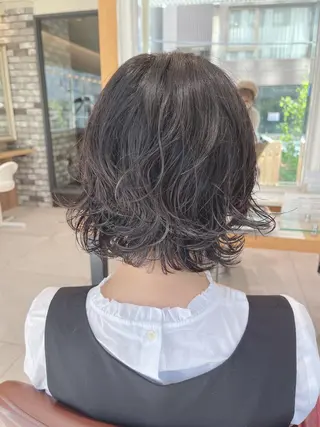 ミディアム パーマ 美髪矯正✨🌷関 郁美🌷のヘアスタイル
