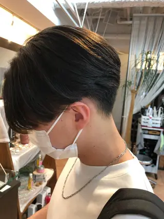 ショート カラー メンズ 韓国風カット osugiのヘアスタイル