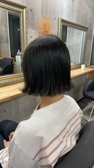 ショート カラー Sunny side 大名 RIOのヘアスタイル
