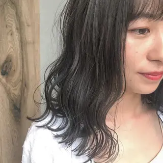ミディアム 店長【似合わせヘア】 前杉健太のヘアスタイル