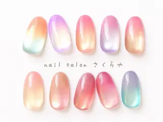 ネイル さくらや❤ パラジェル使用のネイルデザイン