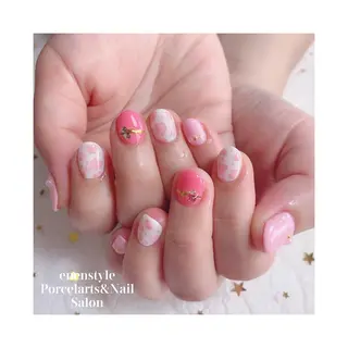 ショート ネイル 🐾enen style 🐾のネイルデザイン
