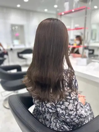 ロング 韓国× ベージュ特化🤎のヘアスタイル