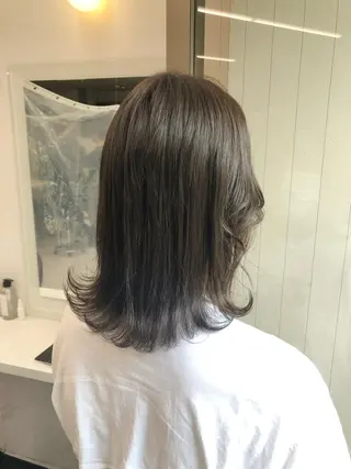 ショート カラー パーマ ヘアアレンジ メンズ キッズ ネイル マツエク・マツパ 上品＆韓国風 🥀海心🥀のヘアスタイル