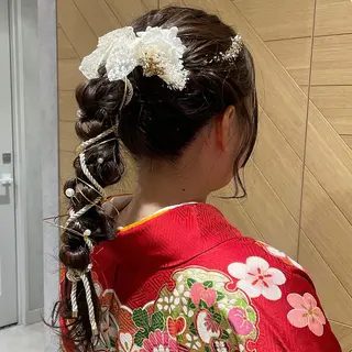 ヘアアレンジ yumemiレイヤー ✴︎ 透明感カラーのヘアスタイル