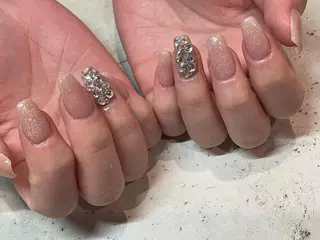 ネイル 韓国/ワンホン/長さ 出しつけ放題🎀のネイルデザイン